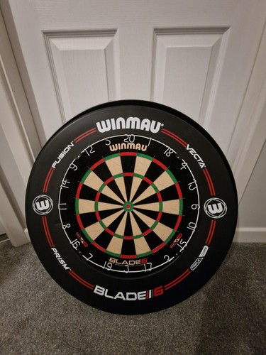 Winmau dartboard with - winmau,